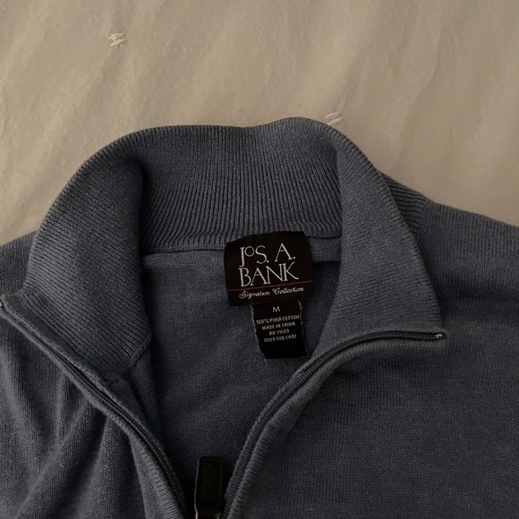 Jos.A.Bank zip up pull over sweater - Picture 2 of 3